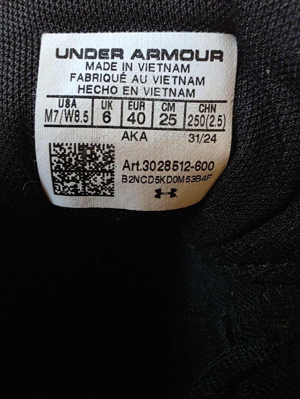 Under Armour Lockdown 7 Red Black Basketball Shoes Men 7 Women 8.5 Excellent - Picture 9 of 9
